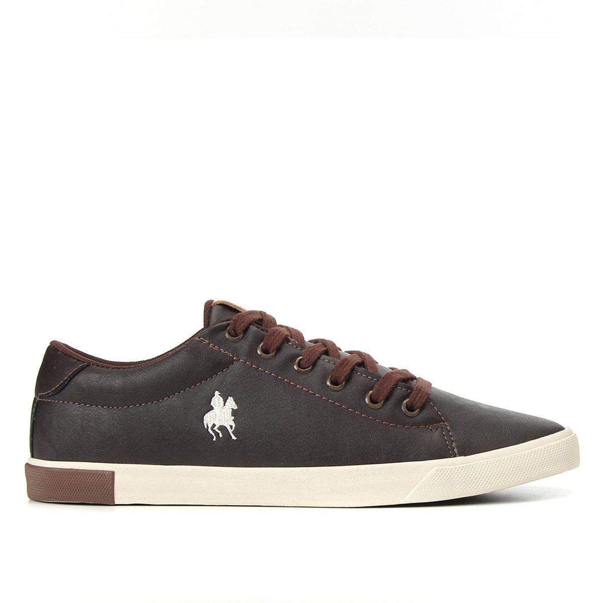 Tênis Black Horse Polo Farm Masculino - Café | Zattini