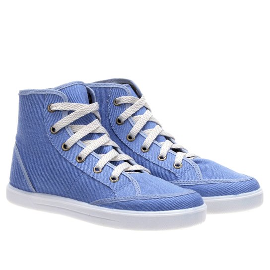 Tênis Bopstar Cano Alto - Azul