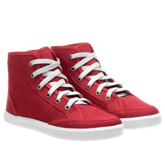 Tênis Bopstar Cano Alto - Vermelho