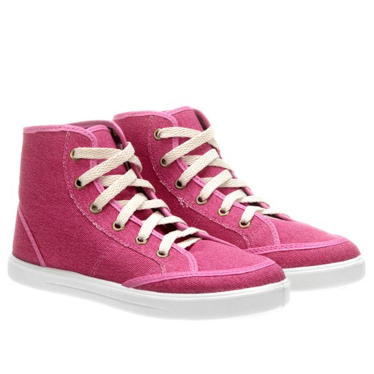 Tênis Bopstar Cano Alto - Pink