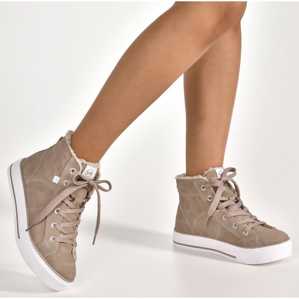 Tênis Via Marte Chunky Off White Feminino 21-12601-03 | Omar Calçados