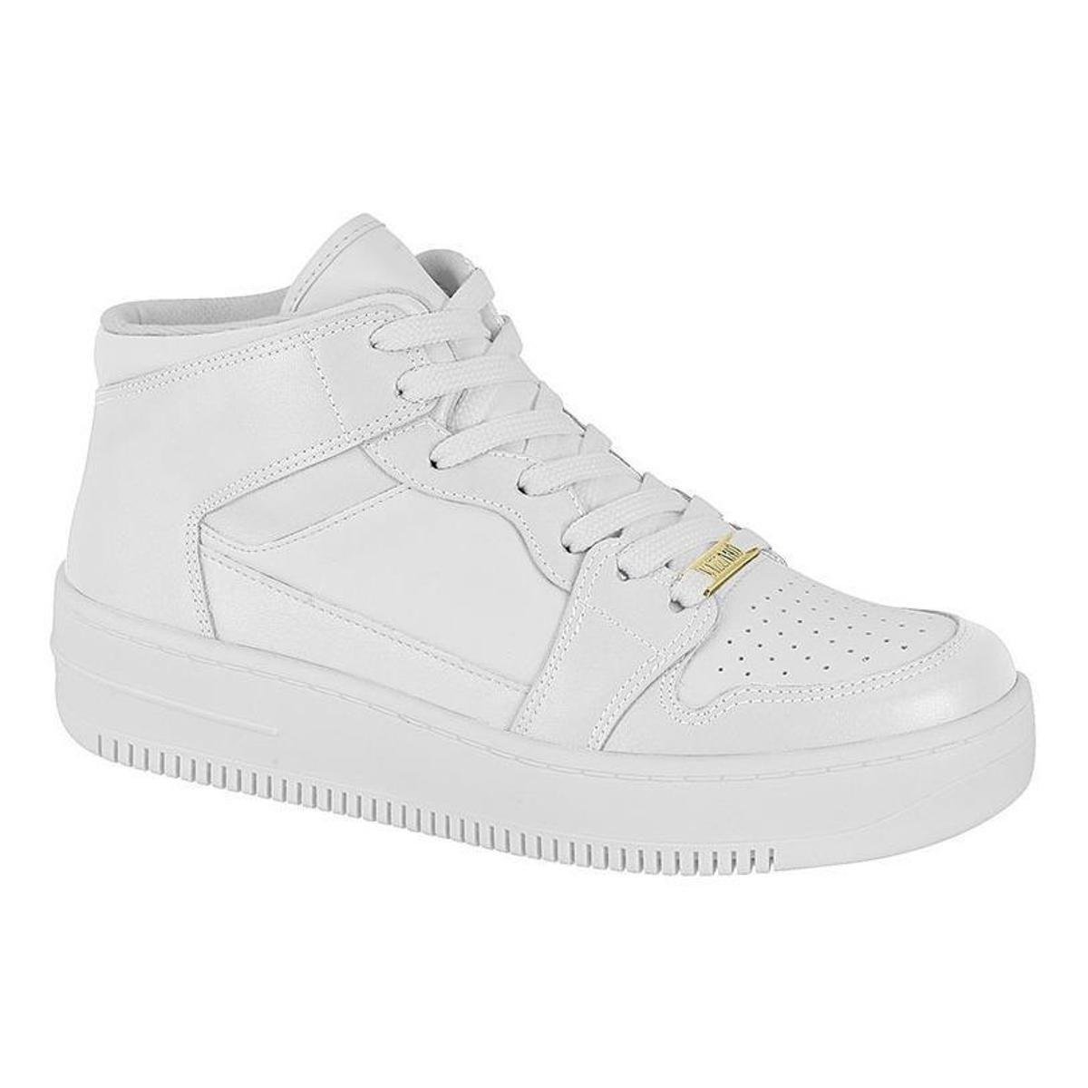 Tenis Botinha Cano Alto Feminino Vizzano - Branco é boa?