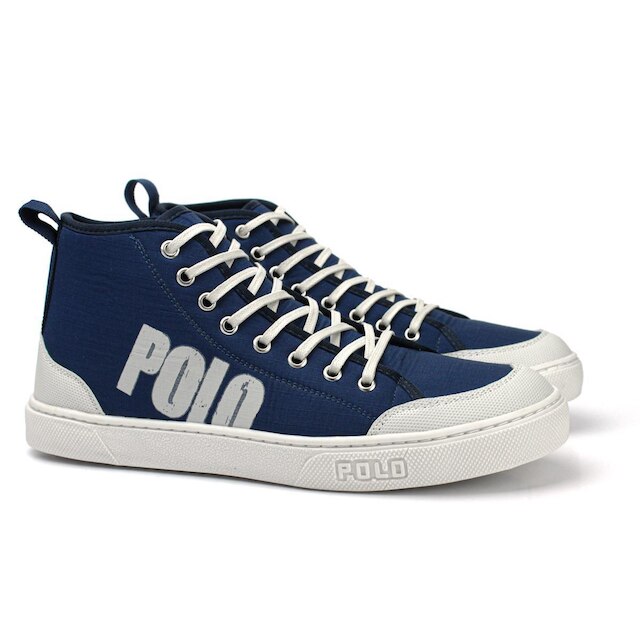 Tênis Botinha Cano Médio Masculino Original Polo White