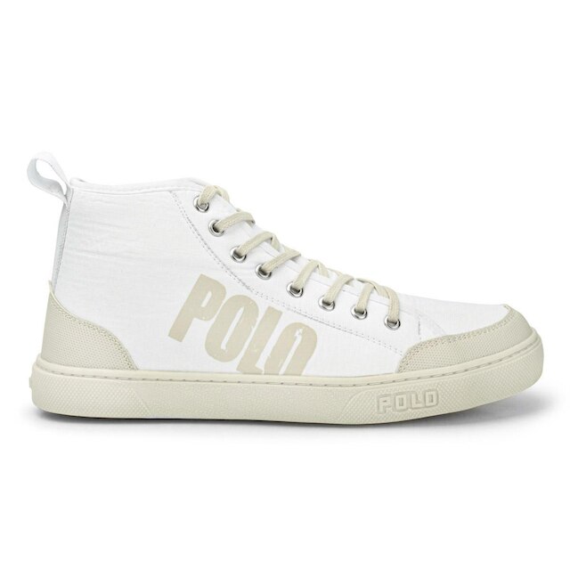 Tênis Botinha Cano Médio Masculino Original Polo White