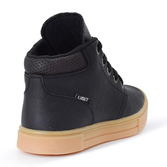 Tênis Botinha Infantil Masculino Casual Cano Alto Confortavel + Bone