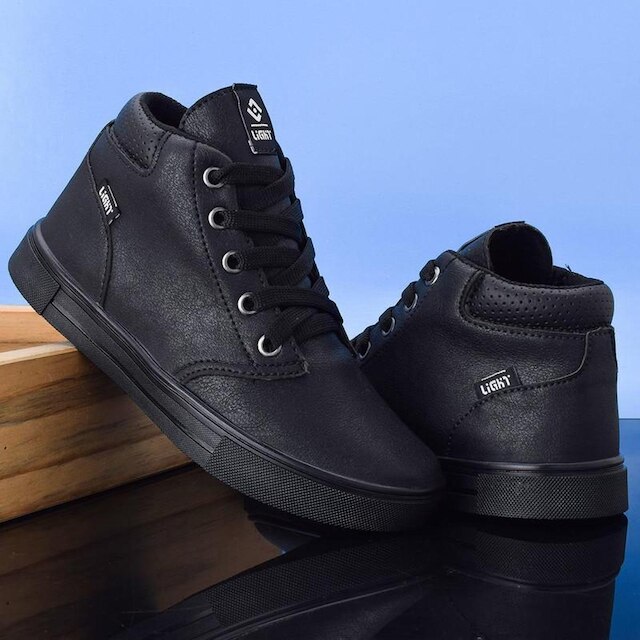 Tenis Botinha Infantil Meninos Casual Cano Alto Confortavel
