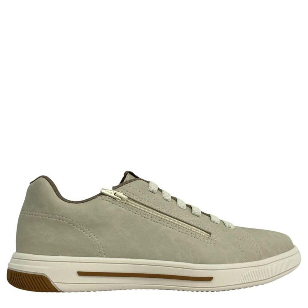 Tênis BR Sport Masculino Casual Calce Fácil Com Zíper Lateral