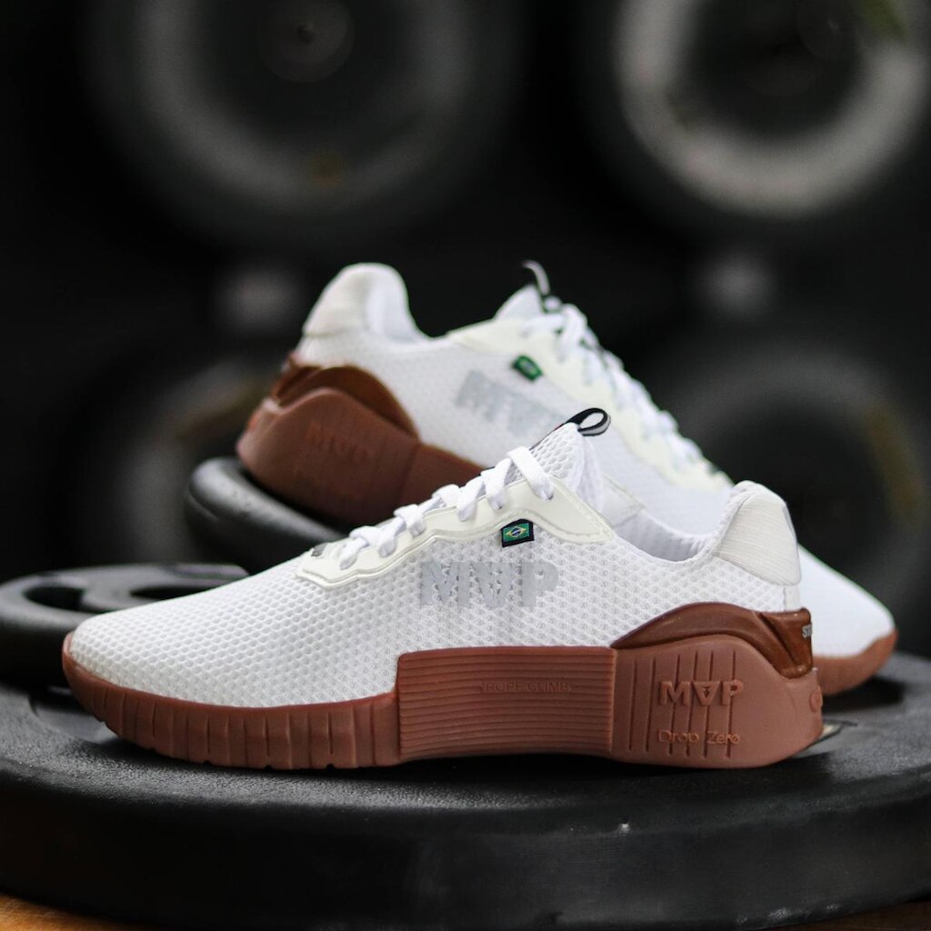 Tenis Branco Cross Trainning Mvp 6x6 - White Camel