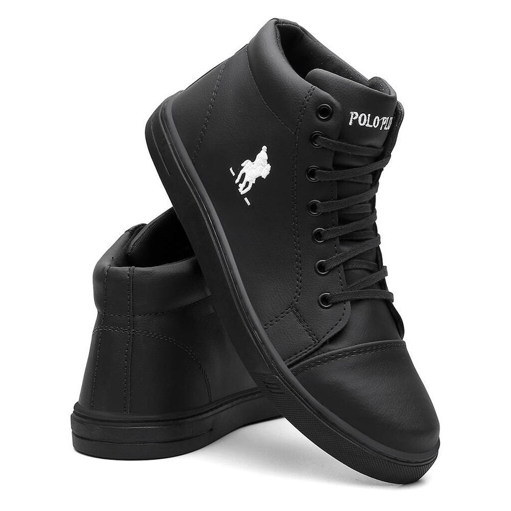 Tênis Cano Alto Casual Masculino Confortável para Dia a Dia