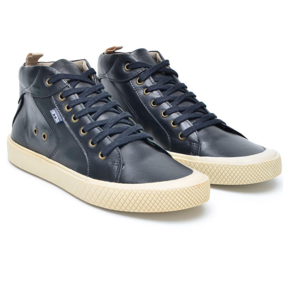 Tênis Cano Alto Casual Masculino Skate Sapatênis Cadarço Confortável Macio Moderno Em Couro Menor preço em Tênis Cano Alto Casual Masculino Skate Sapatênis Cadarço Confortável Macio Moderno Em Couro