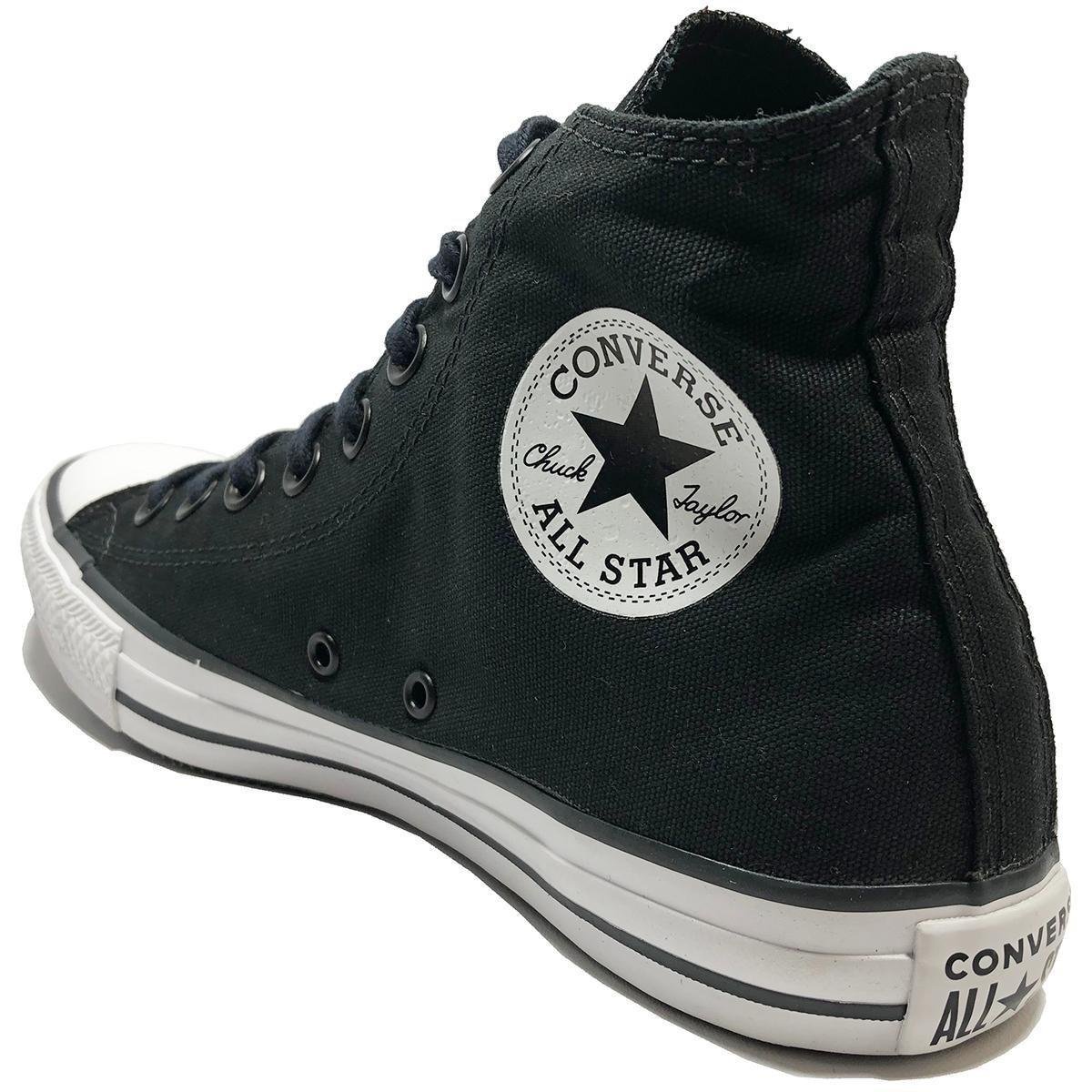 all star botinha todo preto