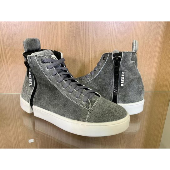 Tenis cano alto em couro bota DSL sapatenis casual Zattini