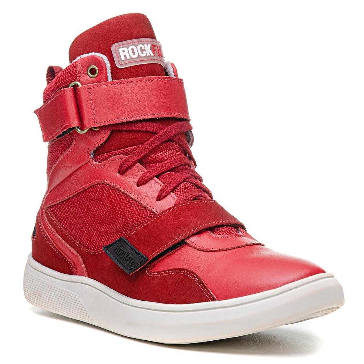 Rock Fit Tenis Cano Alto Feminino Para Treino Tênis Cano Alto