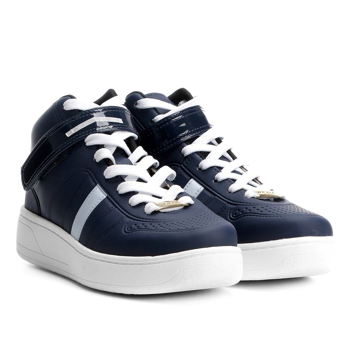 tenis cano alto feminino moleca