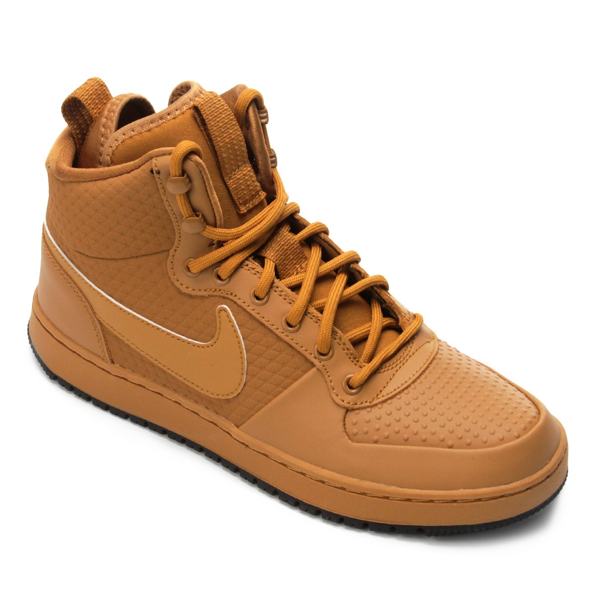 Tênis Cano Alto Nike Ebernon Mid Winter Masculino - Bege Menor preço em Tênis Cano Alto Nike Ebernon Mid Winter Masculino - Bege