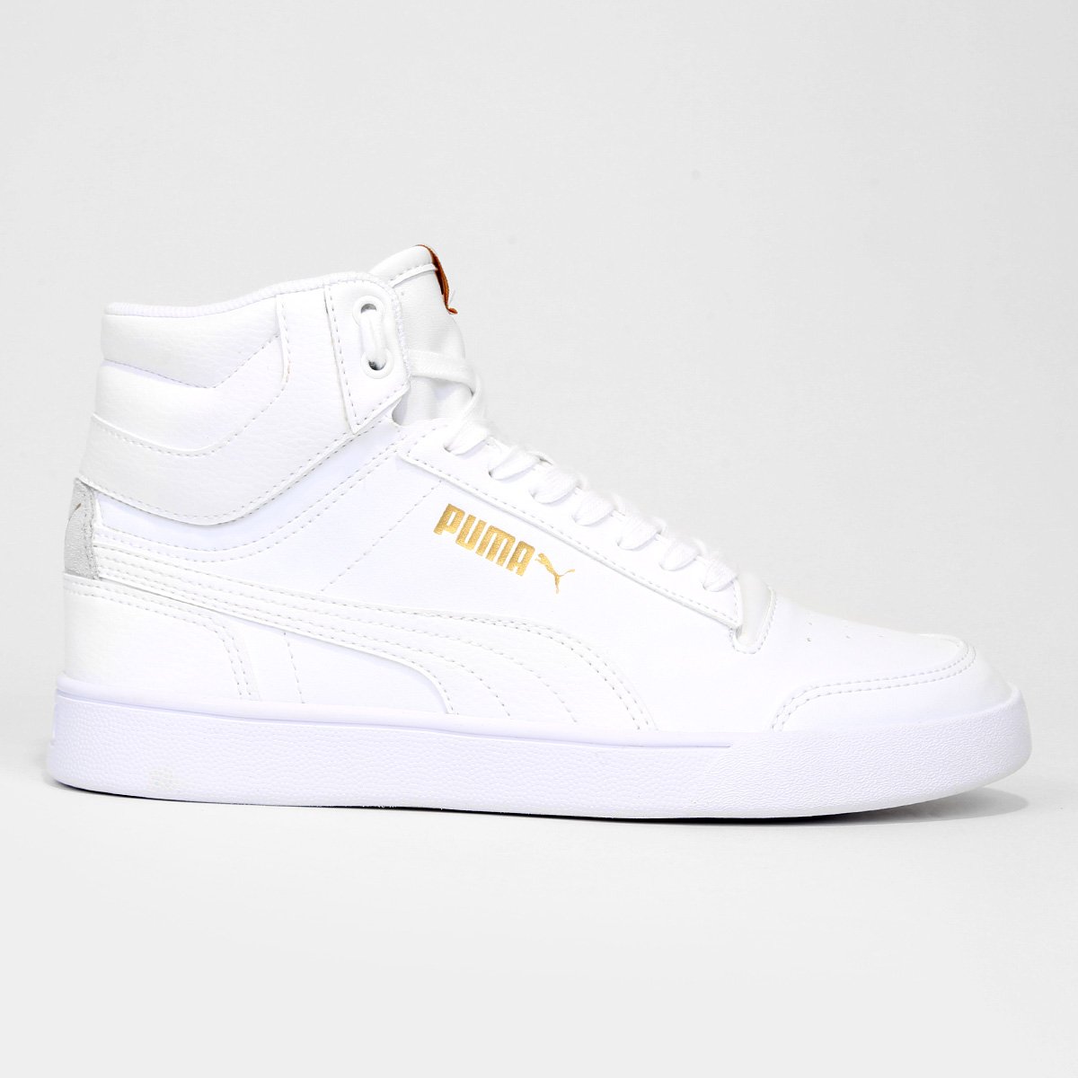Tênis Cano Médio Puma Shuffle BDP Feminino - Branco+dourado é ruim? Tênis Cano Médio Puma Shuffle BDP Feminino - Branco+dourado é boa?