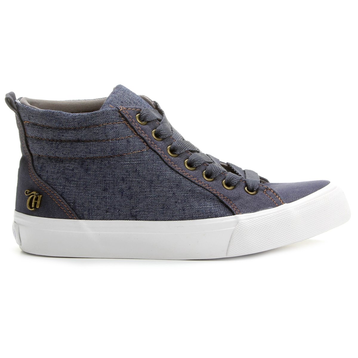 tenis denim jeans feminino