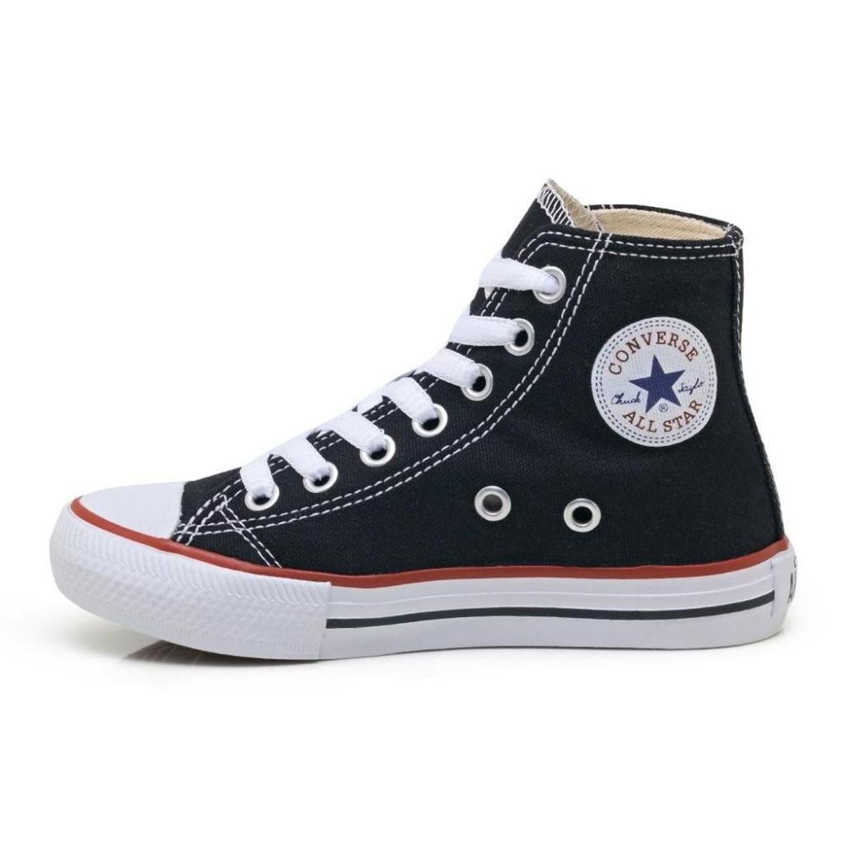 Tenis Casual All Star Cano Longo Unissex All Chuck Taylor Conv Lift Black Menor preço em Tenis Casual All Star Cano Longo Unissex All Chuck Taylor Conv Lift Black