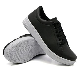 Tenis Casual Basico Feminino Liso com Sola de Borracha Confortavel