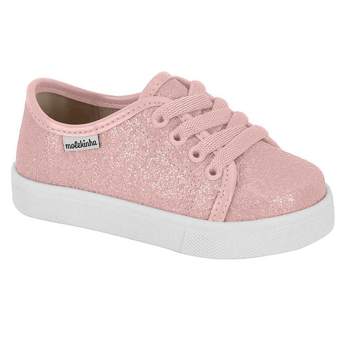 Tenis Moleca Tenis Molekinha Rosa Infantil Tênis Molekinha Casual