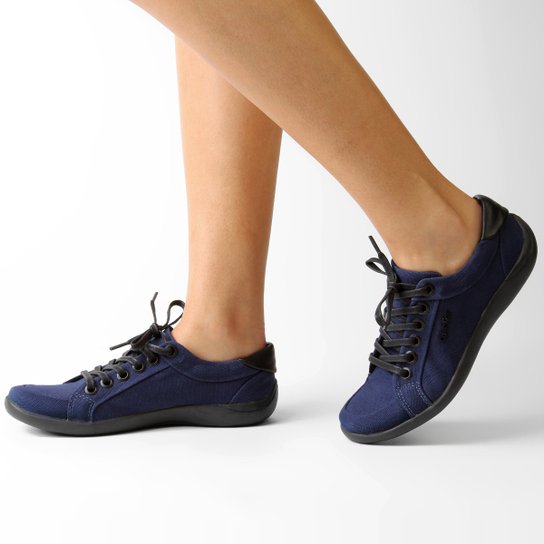 Tênis Casual Calvin Klein Cano Baixo - Azul