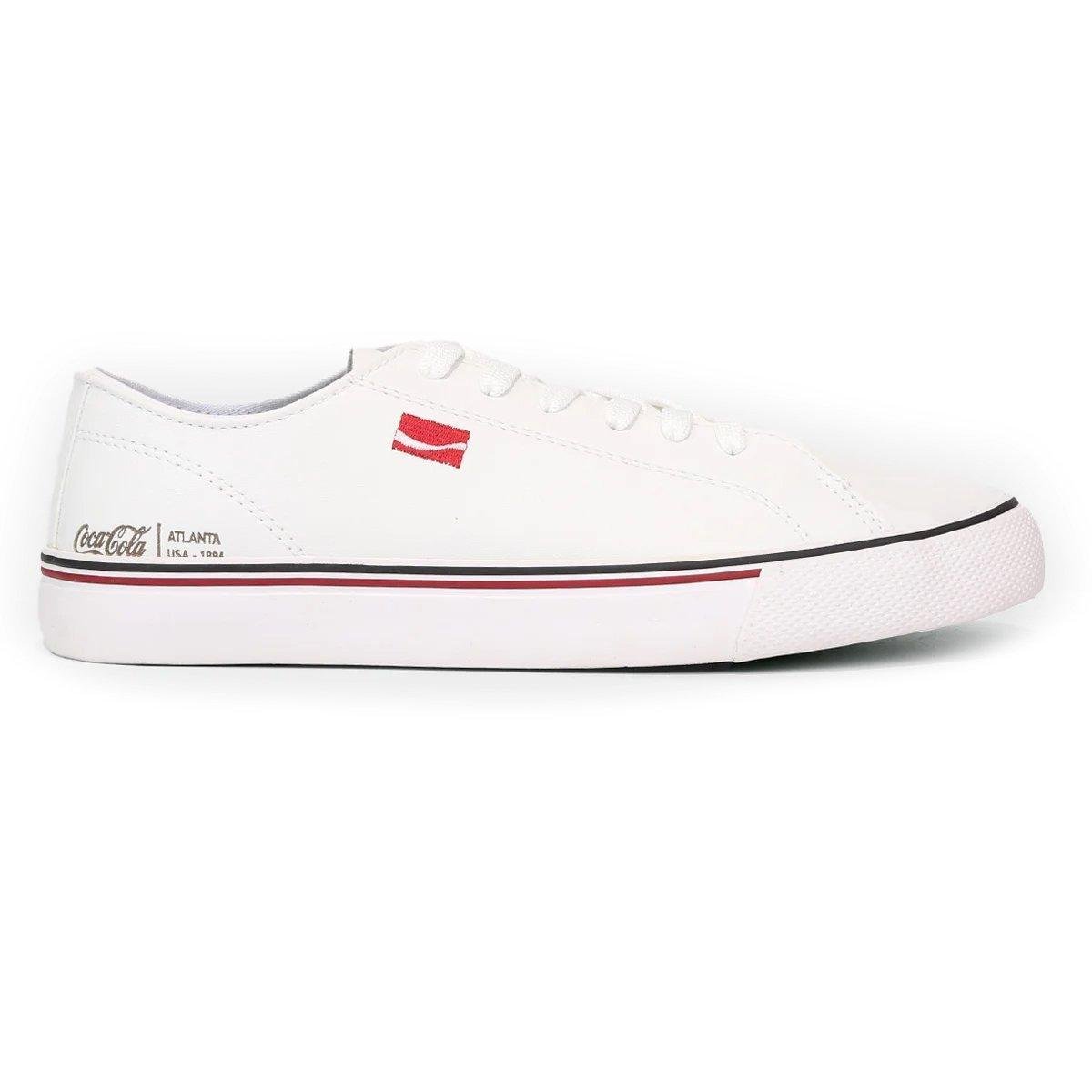 Tênis Casual Coca Cola Plain Cc2101 Masculino Menor preço em Tênis Casual Coca Cola Plain Cc2101 Masculino