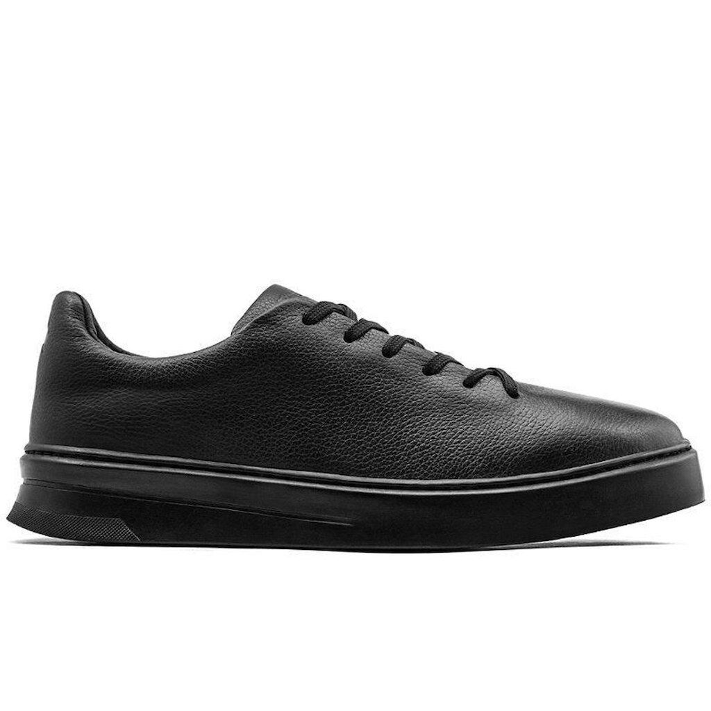 Tênis Casual Couro All Black Barcelona Design Essence