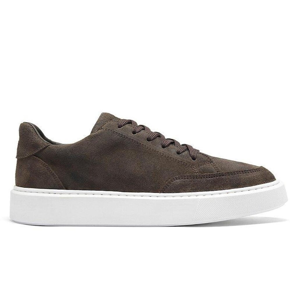 Tênis Casual Couro Camurça Estonado Barcelona Design Viena