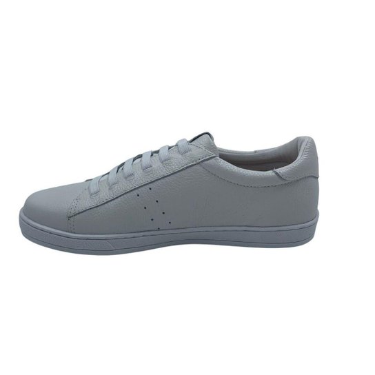 Tênis Casual Couro Dalla Vecchia Branco 20170393 - Branco 42