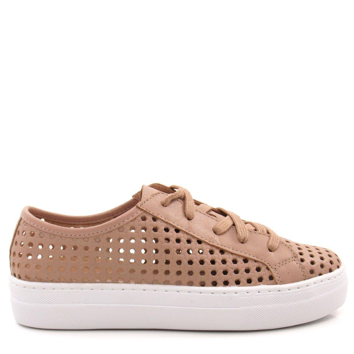 tenis casual couro feminino