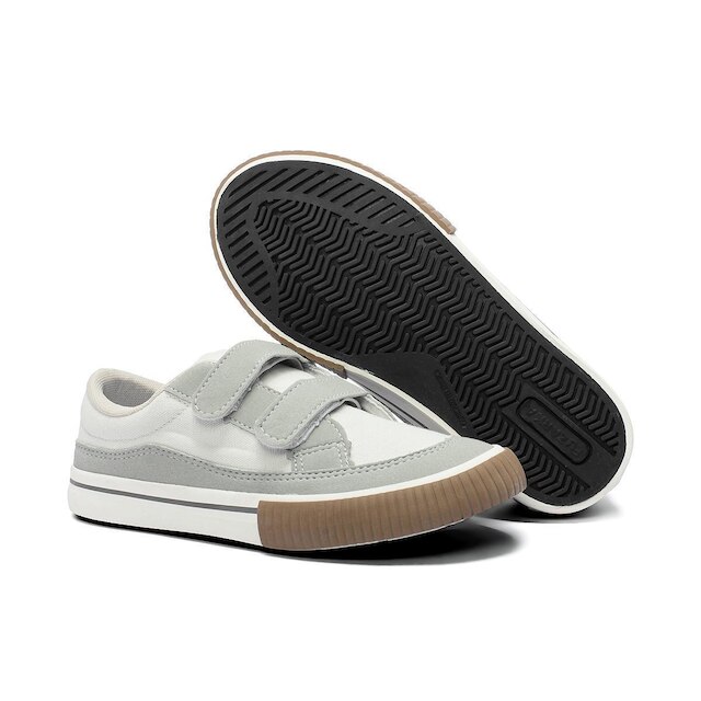 Tênis Casual Em Lona/Camurça Elegante Infantil