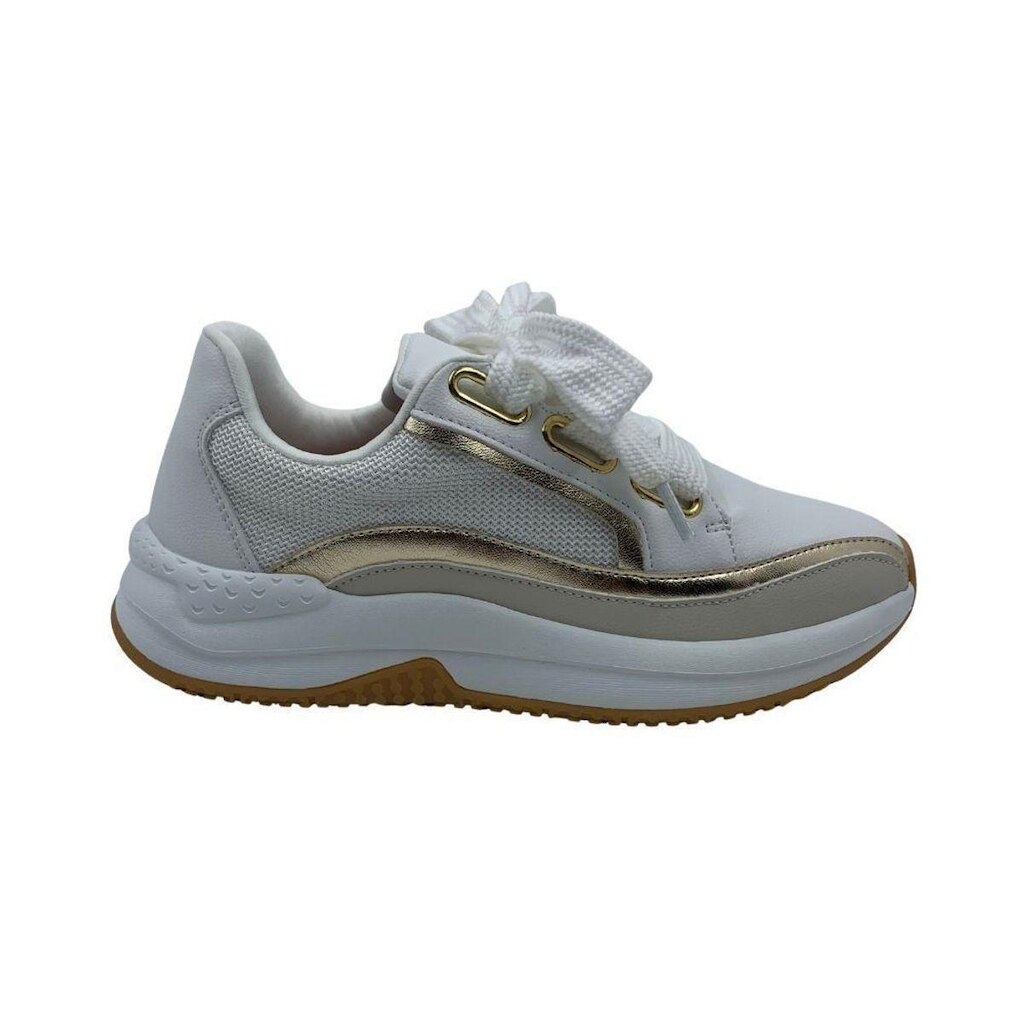 Tênis Casual Feminino Bebecê Branco 1382687 - Branco 39
