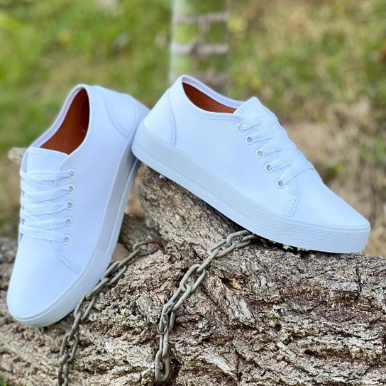 Sapatenis Masculino Tenis Resistente A Prego Zattini Tenis Branco