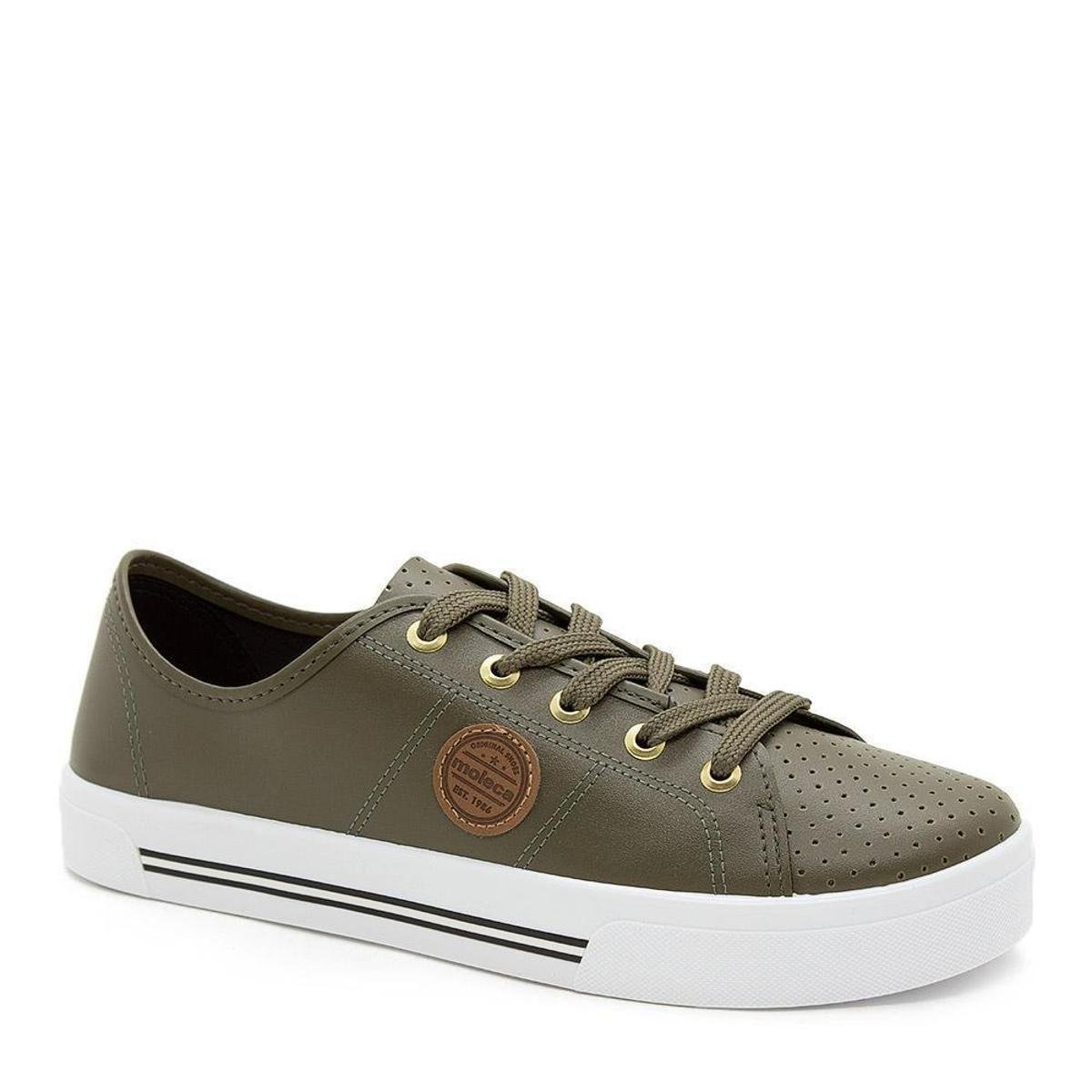 Tênis Casual Feminino Moleca Verde Militar Zattini