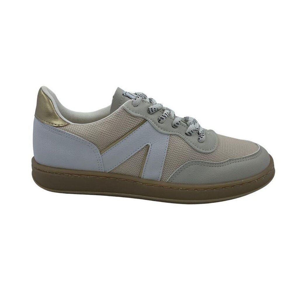 Tênis Casual Feminino Offline Bege 24358 - Off 36