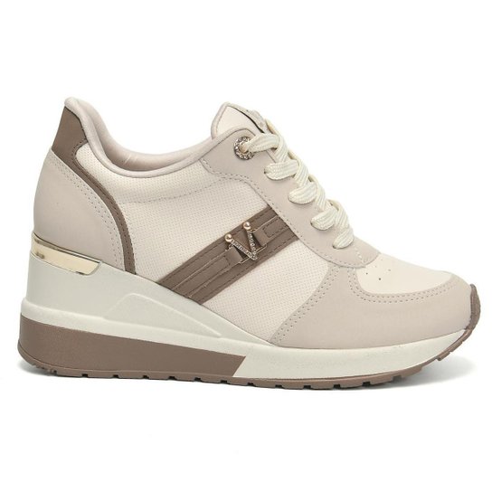 Tênis Casual Feminino Via Marte Anabela Salto Sneaker