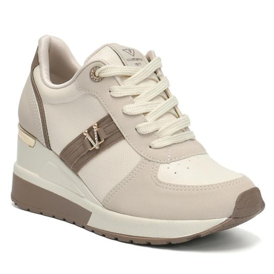 Tênis Casual Feminino Via Marte Anabela Salto Sneaker