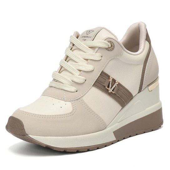 Tênis Casual Feminino Via Marte Anabela Salto Sneaker