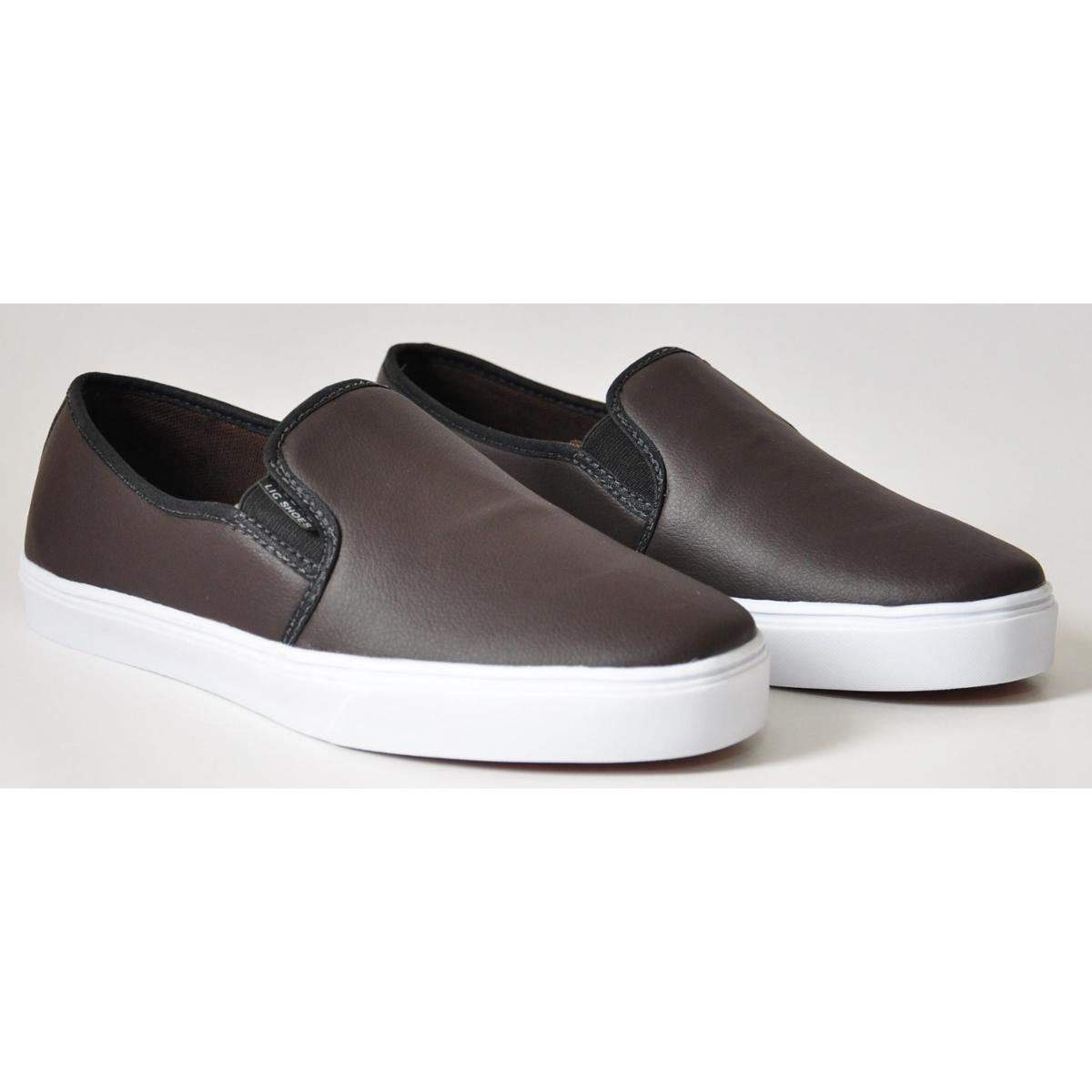 Tênis Casual Iate Slip on Sem Cadarço Calce Facil Macio Confort F Menor preço em Tênis Casual Iate Slip on Sem Cadarço Calce Facil Macio Confort F