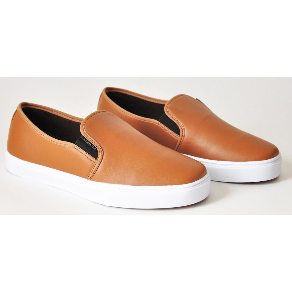 Tênis Casual Iate Slip on Sem Cadarço Calce Facil Macio Confort