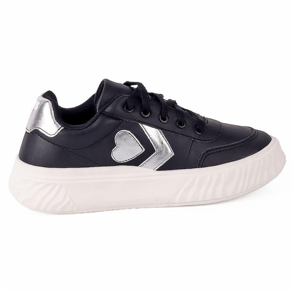 Tenis Casual Infantil Feminino WorldColors Lps Fun - Preto