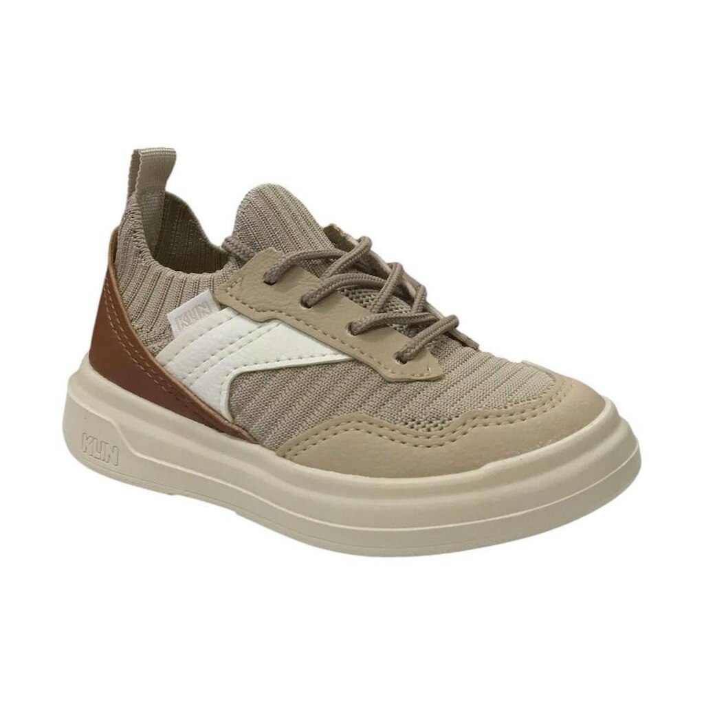 Tênis Casual Infantil Klin Capri Mini Palha/Caramelo 355015