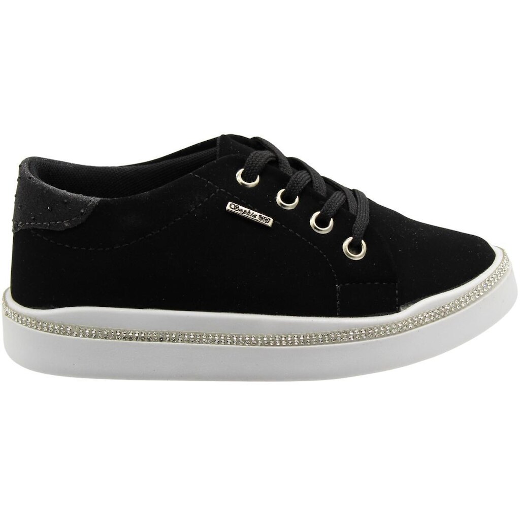 Tênis Casual Infantil Sophia Almeida Strass Nobuck Menina