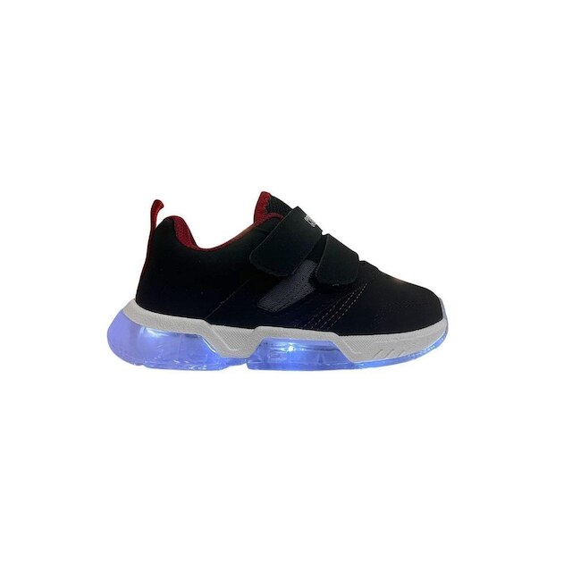 Tênis Casual Klin Light Com Led 604064 Preto/vermelho