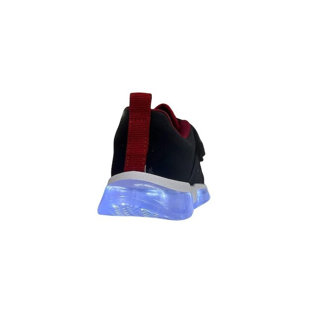 Tênis Casual Klin Light Com Led 604064 Preto/vermelho