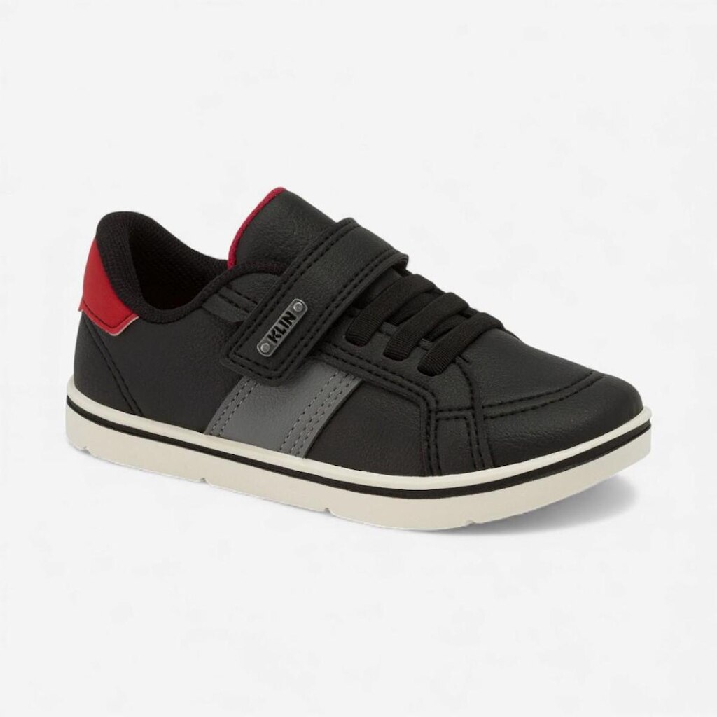 Tênis Casual Klin Masculino Infantil Preto