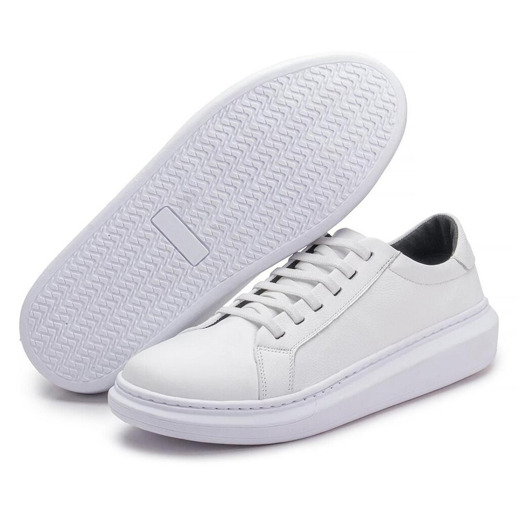 Tenis Casual Masculino Couro Macio e Confortável Original