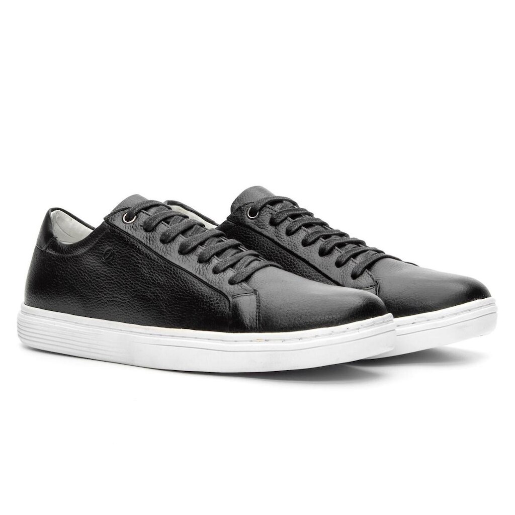 Tenis Casual Masculino em Couro Linha Phoenix Sapatenis Conforto Cotidiano Dia a Dia