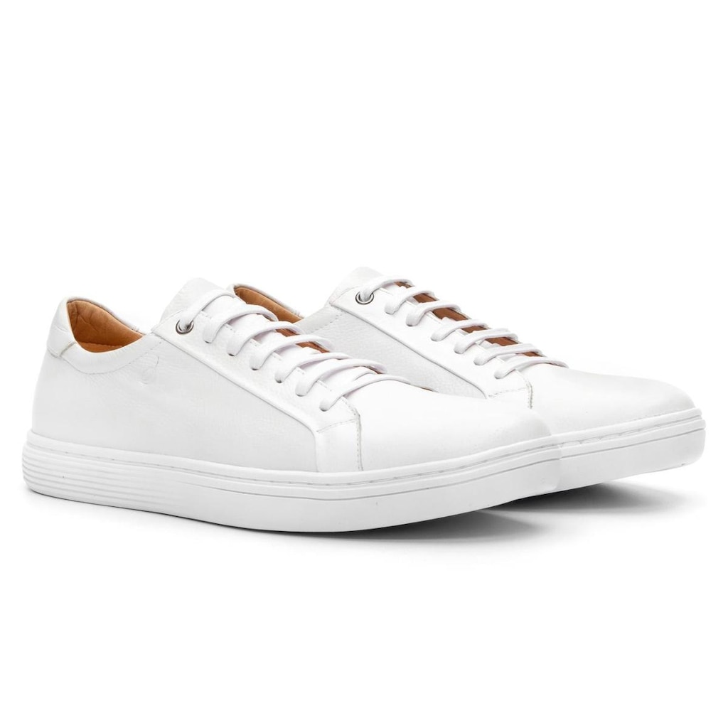 Tenis Casual Masculino em Couro Linha Phoenix Sapatenis Conforto Cotidiano Dia a Dia