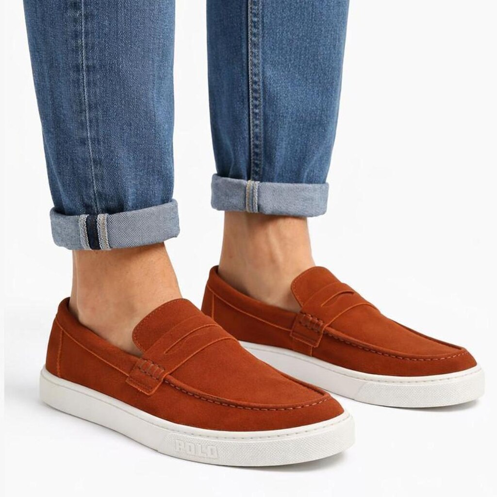Tênis Casual Masculino Polo CWB em Couro Super Macio e Confortável 4000